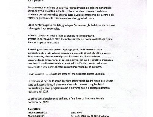 RELAZIONE MORALE 2025